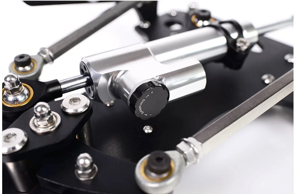 Falcon1 flight sim rudder pedal metal hall sensor dcs wt ka50 vkb style fsx p3d - Image 4 of 4