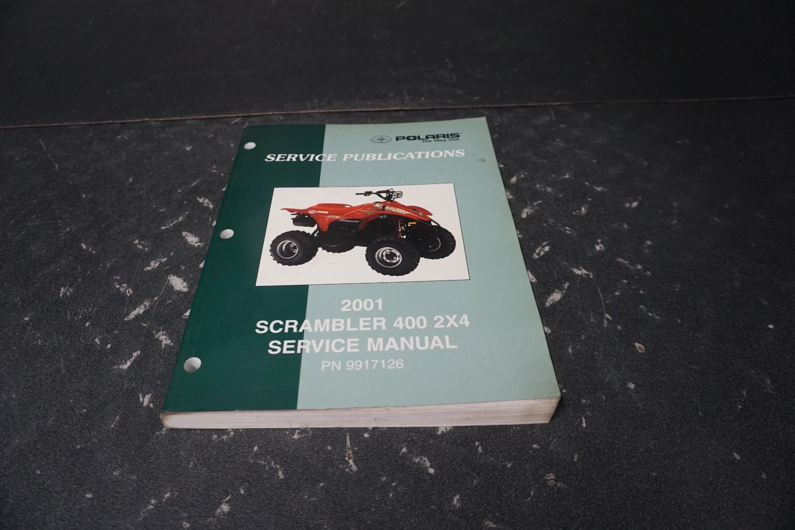 Polaris ATV 4-Wheeler OEM 2001 SCRAMBLER 400 2x4 Service Manual 9917126
