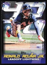 2024 Topps Ronald Acuna Jr. #RAJ-11 40/70 Leadoff Lightning