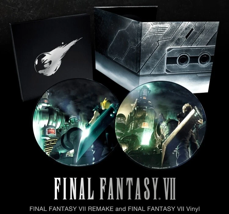 FINAL FANTASY VII REMAKE AND FINAL FANTASY VII Vinyl 2 LP From Japan New