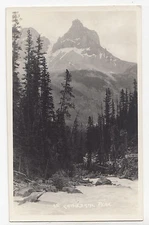 Cathedral Peak FIELD Kicking Horse Valley BC Canada 1920-40 Harmon RPPC 65