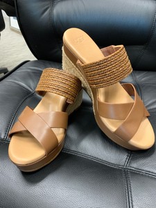 ugg adriana wedge fringe leather boot