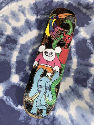 World Industries skateboard deck from 2005 painted by Renee Renee DC Shoes