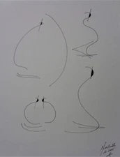 "All Angles View" | Matt Zedler | Original Drawing  | 1 of 1 | Black Ink | $250