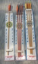 Vintage Archery  7 Tru Flite True Flight Practice Arrows New in package NOS