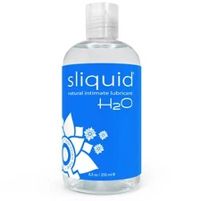 Sliquid H2O Water Based Personal Lubricant 8.5 Ounce Vegan Hypoallergenic Safe