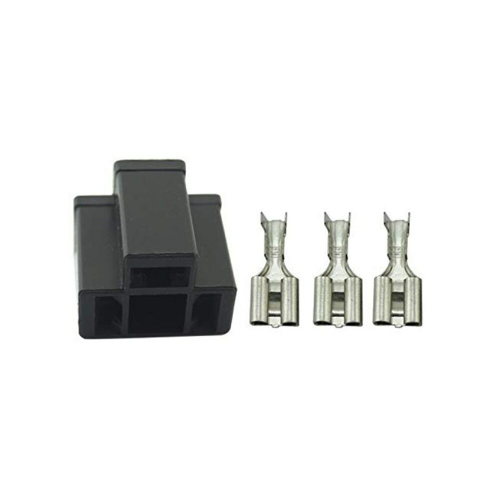 H4 Female Headlight Bulb Wiring Connector Plug Socket Pair 2 Pack