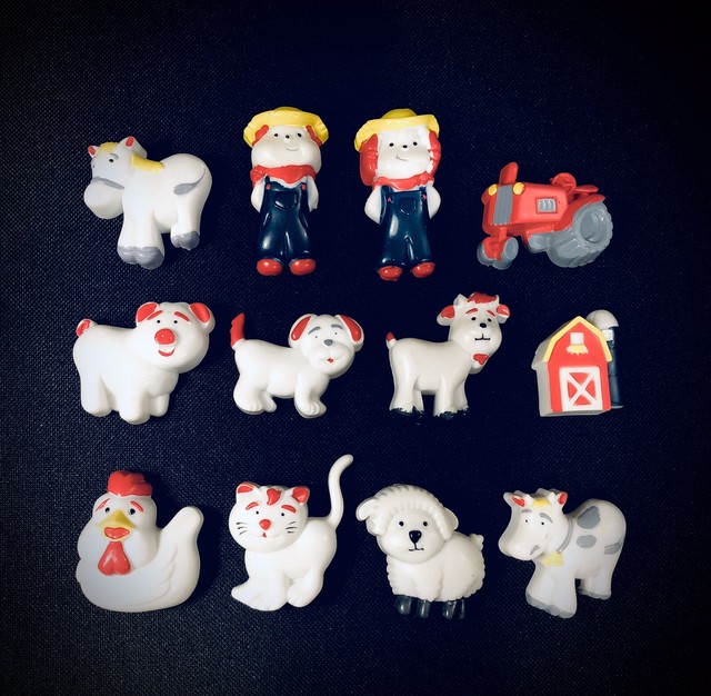 Vintage Plastic Farm Animal Kitchen Refrigerator eBay