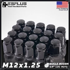 20 Pc Infiniti Universal Lug Nut M12x1.25 Black Fit EX/FX/G/I/J/M/Q/QX Models