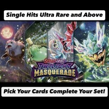 Pokemon Scarlet & Violet Twilight Masquerade Pick Singles IR SIR Full Art EX