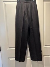 DONNA KARAN New York Black Label Black Wool Trousers SZ 4 NWOT