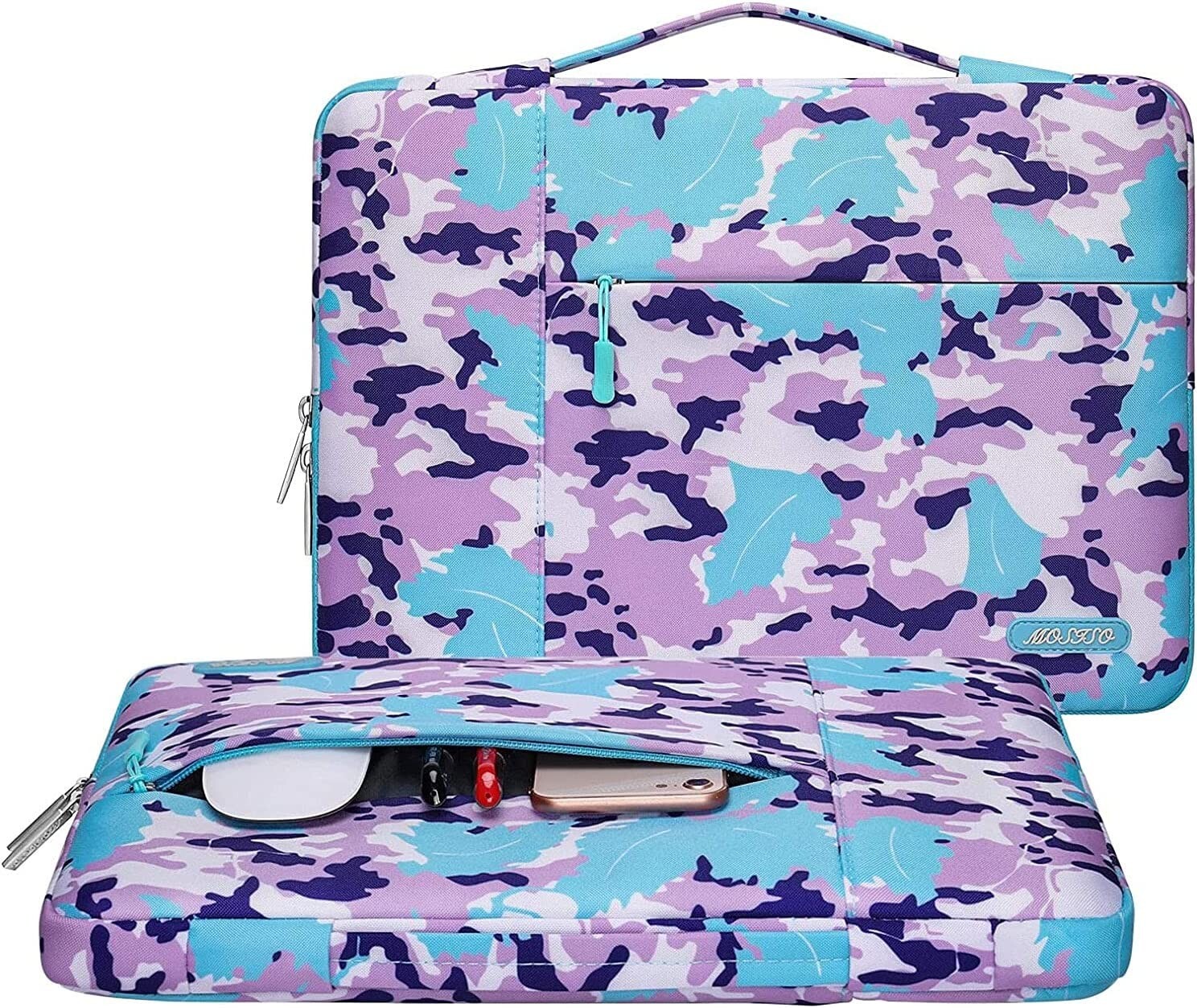 Laptop Sleeve for MacBook Pro 13/14 Air 13 Water Repellent Neoprene Bag Purple