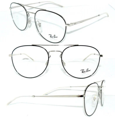 RAY BAN BRILLE SCHWARZ SILBER 6414 2983 53 FASSUNG 6434 GESTELL 6413 NEU 6049 RX - Bild 1 von 4