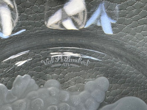New Old Stock Val Saint Lambert "Louisette" Fruit Salad Plate 8" in Original Box - Picture 6 of 8