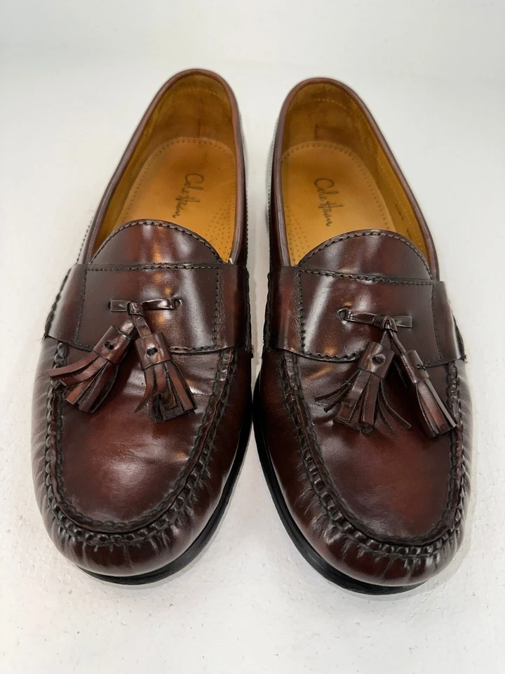 Mocasín Cole Haan para hombre con borla pellizcada, talla: US9,5 Foto 4 de 4