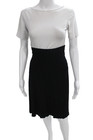 Missoni Women Colorblock A-Line Skirt Black Knee Length Viscose Size 10 — photo 1