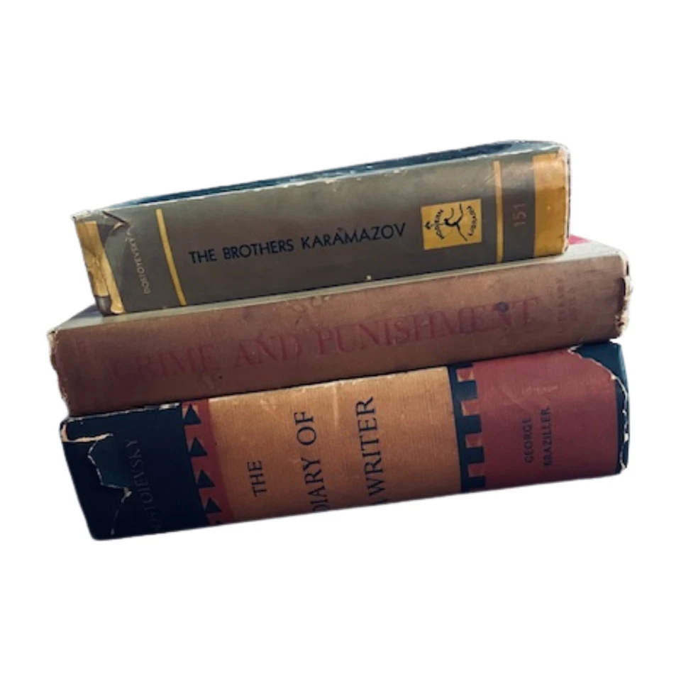 Vtg. DOSTOEVSKY Bros. Karamazov/Crime & Punisment/Diary of a Writer (1950/54) - Image 3 of 4