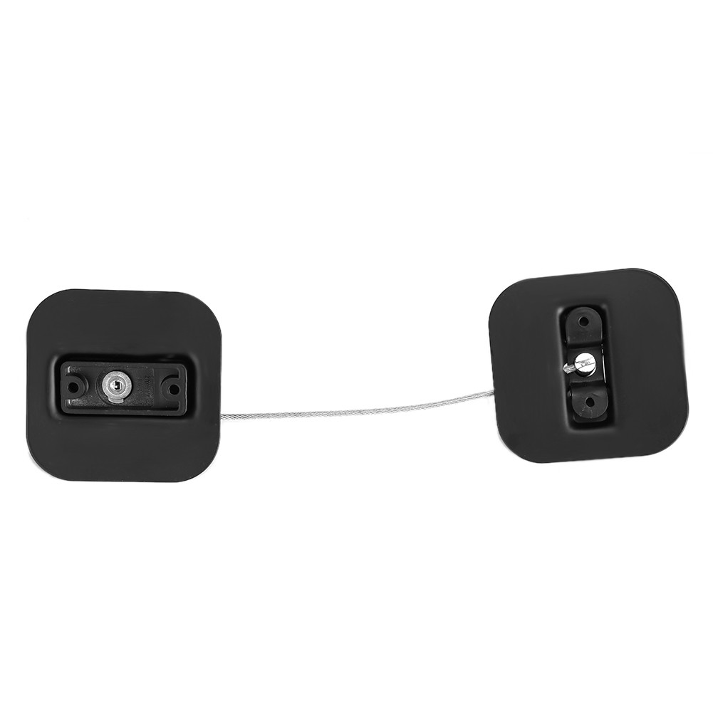 Square Black ABS Refrigerator Lock Durable Child Safety System For Home Trending