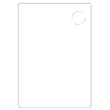 20x30CM Clear Rectangle Paint Tray Palette Painting Acrylic Paint Pallet for