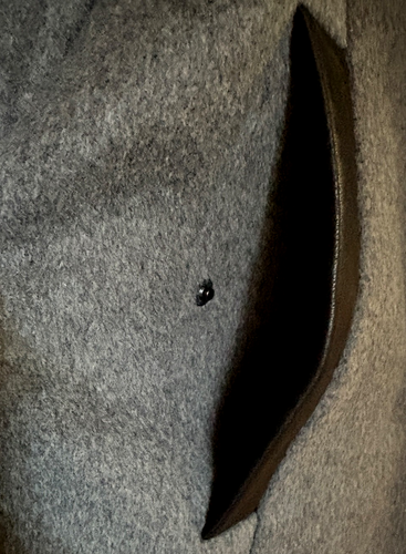 Soia&Kyo grau Jenna Wollmischung versteckter Knopfverschluss Taschen Lederbesatz Mantel L - Bild 16 von 18