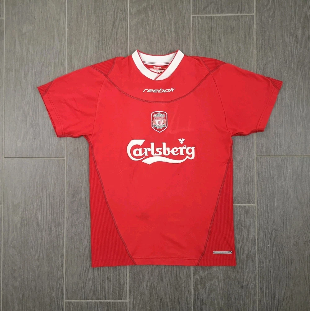 Vintage Retro 2002/03 Liverpool FC LFC Heim Trikot Größe: XS Pashanim Y2K Reebok
