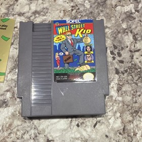 SOFEL Wall Street Kid NES NTSC-U/C (1990) Simulation Manual Included