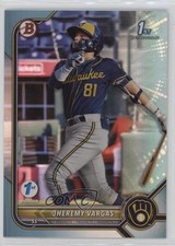 2022 Bowman 1st Edition Sky Blue Foil Jheremy Vargas #BPPF-144 1id5