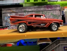 Custom 1959 Chevy Impala Hot Wheels Slot Car 4 Gear HO Hi-Jackerz CalefNoise