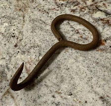 VTG Antique Metal Hay Hook Tool Rustic Barn Cabin Decor Primitive Farmhouse