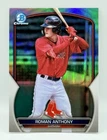 2023 Bowman Draft ROMAN ANTHONY #BDC112 Chrome Refractor Rookie Card (RC)
