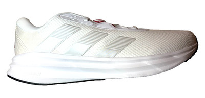 adidas Galaxy 7 White Grey Power Red Men's Running Shoes Size 7.5 JQ3323 New