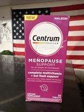 CENTRUM-MENOPAUSE SUPPORT-Complete Multivitamin+Hot Flash Support