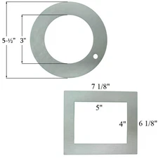 Pellet Grill Chimney and Hopper Burner Gasket Set