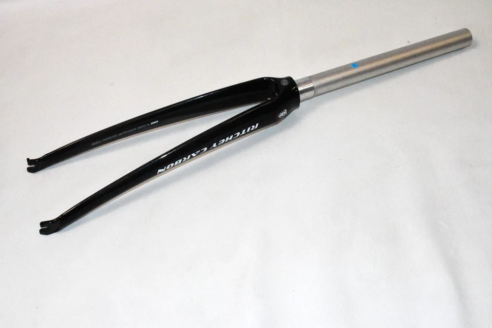 Ritchey Carbon Road Fork 700C 1 1/8 Threadless 300mm Alloy Steerer Black - Image 3 of 4