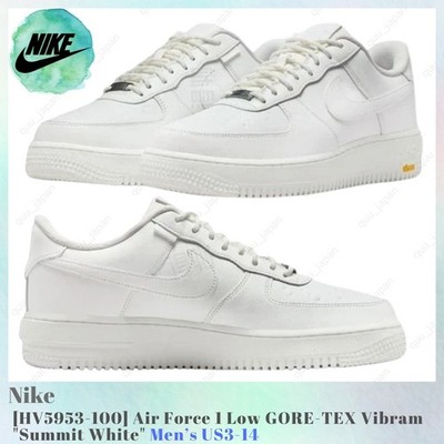 Nike Air Force 1 Low GORE-TEX Vibram Summit White HV5953-100 Men's US3-14 NEW