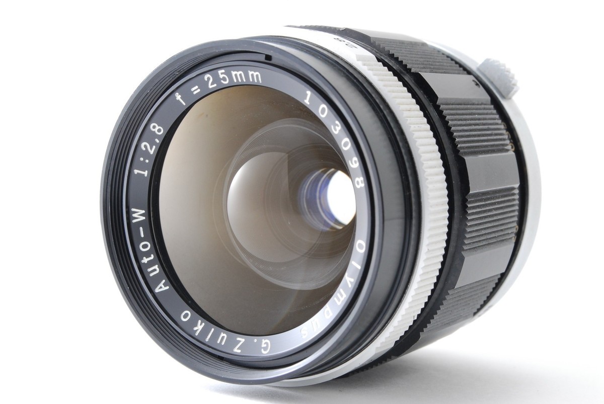 EX+5] Olympus G.Zuiko Auto W 25mm f/2.8 MF Lens for Pen F FT FV