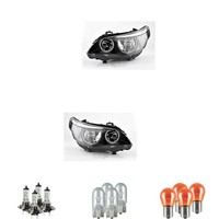 Halogen Scheinwerfer Frontscheinwerfer Set H7/ H7 FüR BMW 5Er Inklusive Lampen