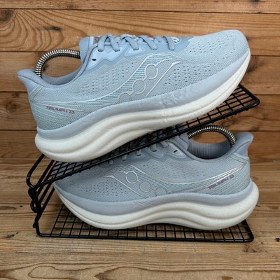 Saucony Turnschuhe Damen Größe UK 4,5 Triumph 23 blau Straßenlauf Marathon Schuhe