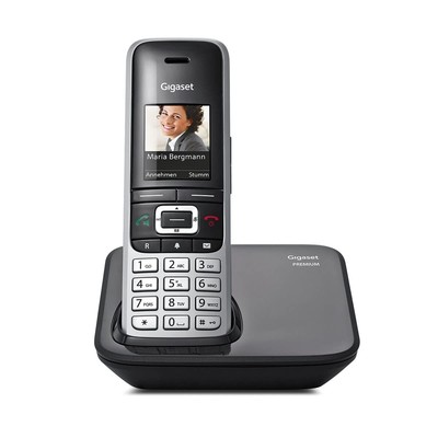 Gigaset Premium 100 - Schnurlostelefon schwarz/sil NEW