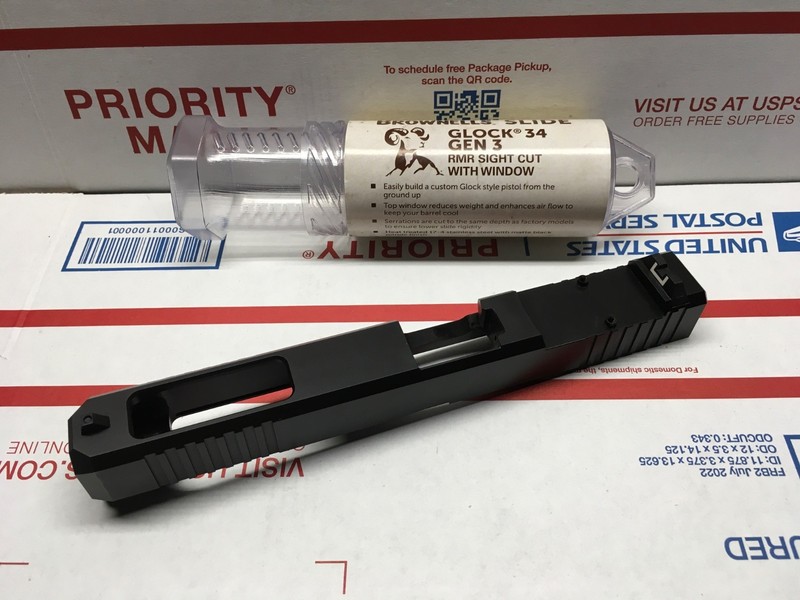 Glock 34 MOS RMR Cut Slide Brownells #078000515