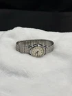 Timex Vintage Stainless Steel Silver Mechanical Wind-Up Watch Silver Tone Ladies