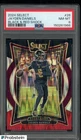 2024 Panini Select Black & Red Shock Prizm #26 Jayden Daniels RC Rookie PSA 8