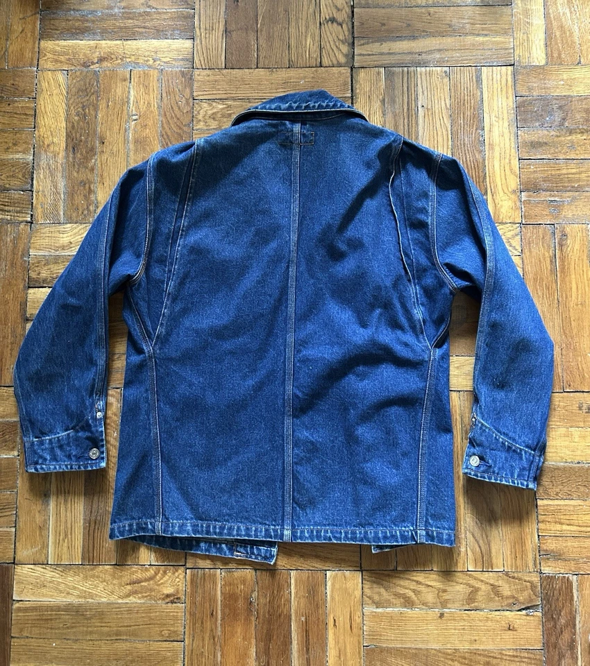 *RARE* - Vintage 80s - Polo Ralph Lauren - Archive Denim Chore Jacket - Size M - Image 3 of 4