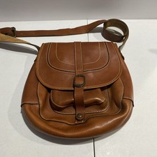 Patricia Nash Leather Crossbody Purse Vintage Stylish Italian Leather