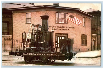 #ad #ad c1960#x27;s Baltimore And Ohio R.R. Atlantic Baltimore Maryland MD Unposted Postcard $9.98
