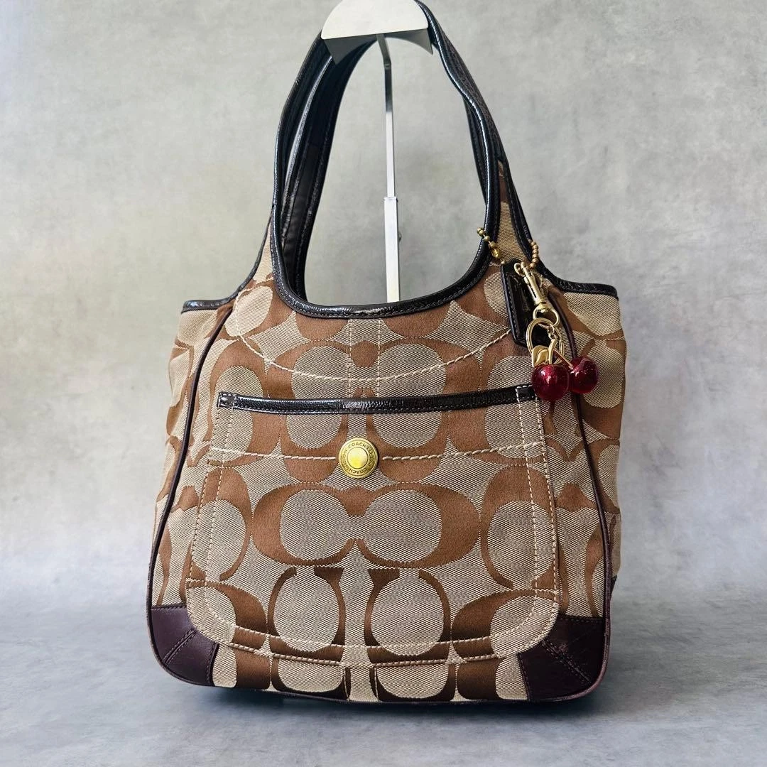 Coach Brown Signature Hobo Bag for sale | eBay
