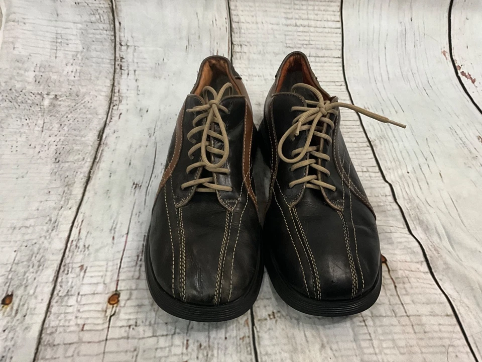 SAPATO CASUAL STEVE MADDEN MAXIMUS COURO MARROM COM CADARÇO TAMANHO 11 - Imagem 3 de 4