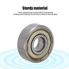 10Pcs 3D Printer Accessories Flange Deep Groove Steel Bearing 608ZZ With