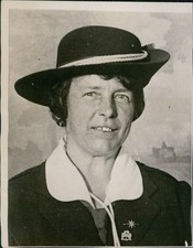 Early 1900S Woman Head Shoulder Portrait Hat Rope Suit Coat 4X5 Vintage Photo