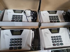 Ownznn Intercoms Wireless for Home Hand Free 4921 Feet Range Intercom (set of 4)